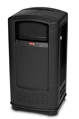 Rubbermaid Commercial Products 35 gal 132 Litre Landmark Jr Container with Ash Tray Top - Black Rubbermaid Commercial Products 35 gal 132 Litre Landmark Jr Container with Ash Tray Top - Black von Rubbermaid Commercial