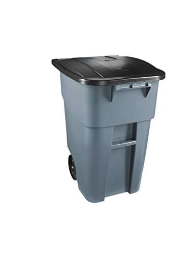 Rubbermaid Commercial Products FG9W2700GRAY BRUTE HDPE Abfalleimer mit Deckel, mobile, rechteckig, 189,27 L, Grau Rubbermaid Commercial Products FG9W2700GRAY BRUTE HDPE Abfalleimer mit Deckel, mobile, rechteckig, 189,27 L, Grau von Rubbermaid Commercial