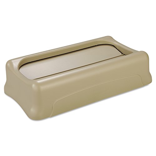 Rubbermaid Commercial Slim Jim FG267360BEIG Schwingdeckel, Beige von Rubbermaid