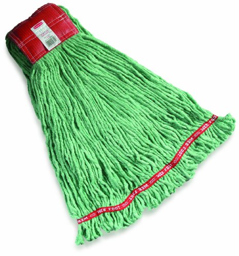 Rubbermaid Commercial Web Foot Shrinkless Wet Mop, Large, Green, FGA25306GR00 von Rubbermaid