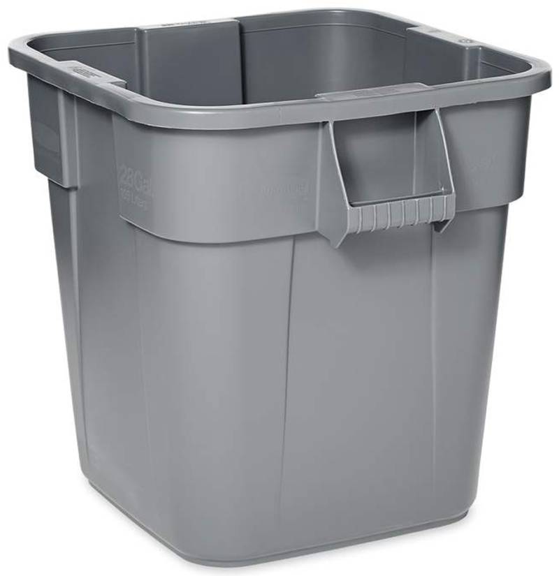 Rubbermaid Container BRUTE 106 Liter, eckig, aus PP, grau von Rubbermaid