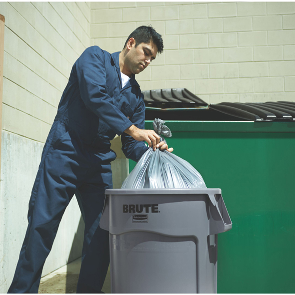 Rubbermaid Container BRUTE 75,7 Liter, aus PP, weiß von Rubbermaid