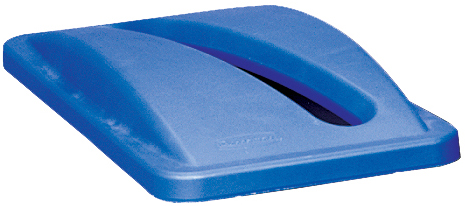Rubbermaid Deckel Slim Jim für Papier, blau von Rubbermaid