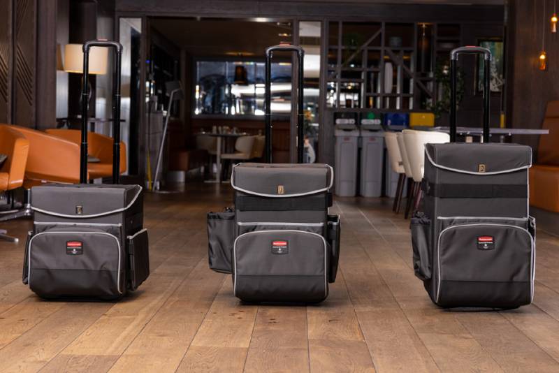 Rubbermaid Mehrzweck-Trolley Quick Cart, klein, grau von Rubbermaid
