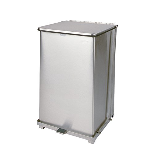 Rubbermaid Produkte fgst40sspl Step-On-Container (quadratisch, 40-gallon, Edelstahl) von Rubbermaid Commercial