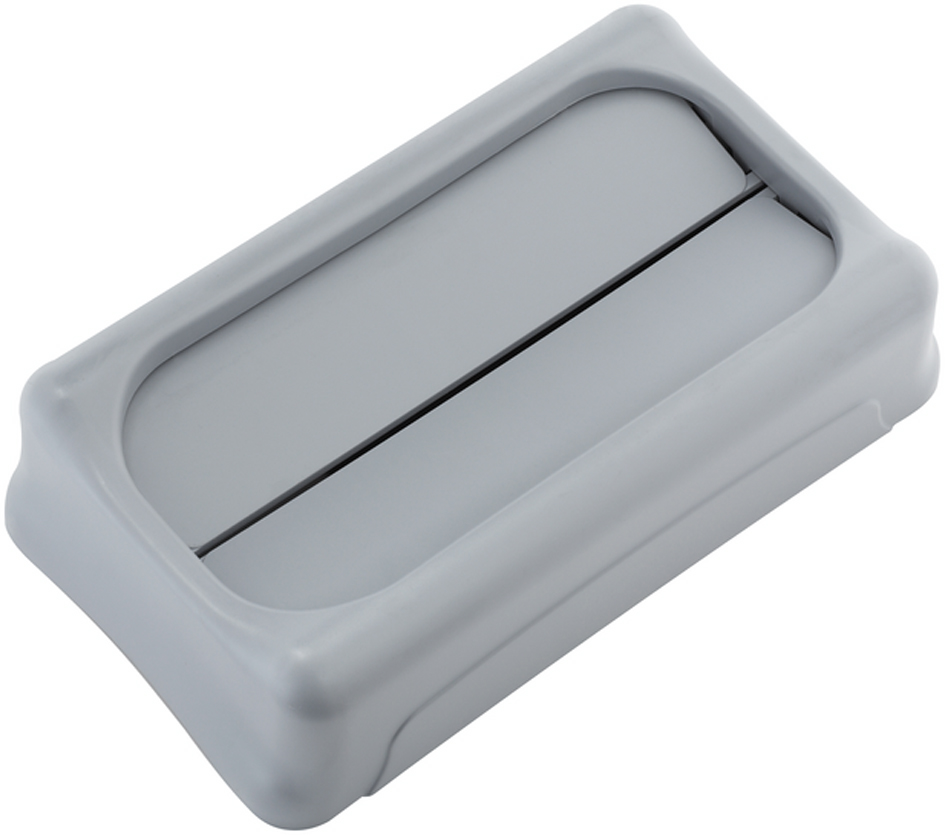 Rubbermaid Schwingdeckel Slim Jim, grau von Rubbermaid