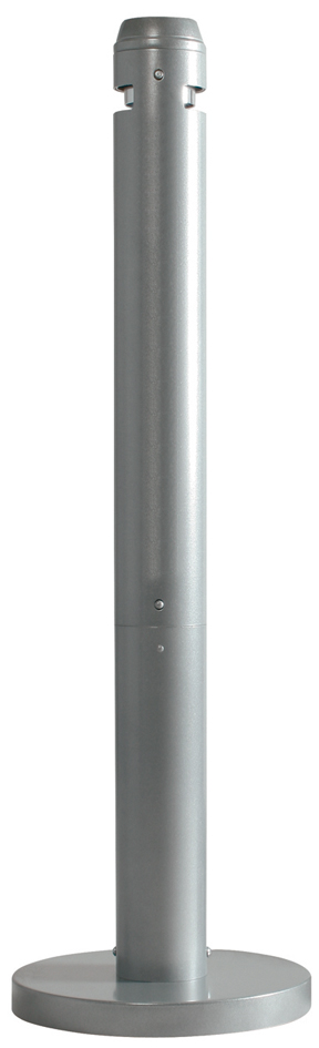 Rubbermaid Standascher Smokers,  Pole, rund, schwarz von Rubbermaid