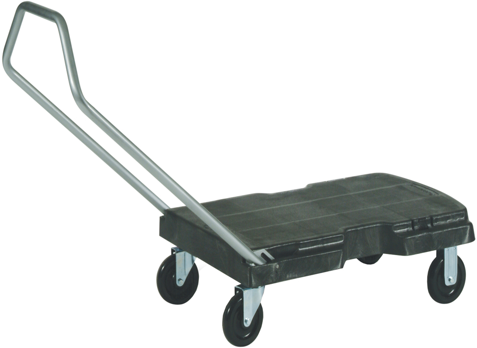 Rubbermaid Transportwagen Triple Trolley, grau von Rubbermaid