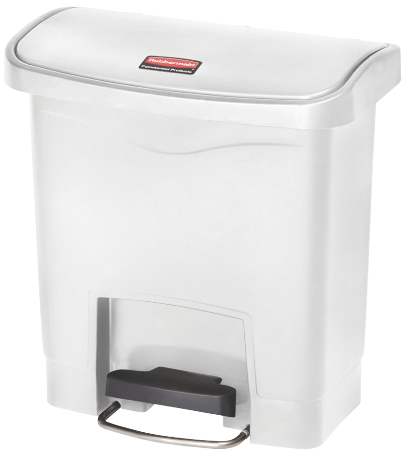Rubbermaid Tret-Abfalleimer Slim Jim, 15 Liter, weiß Rubbermaid Tret-Abfalleimer Slim Jim, 15 Liter, weiß von Rubbermaid