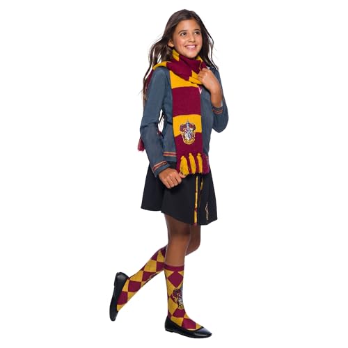 Rubie's Official Harry Potter Gryffindor Deluxe-Schal, Kostümzubehör für Kinder und Erwachsene, Einheitsgröße, Alter ab 6 Jahren von Rubie's