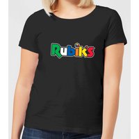 Rubik's Core Logo Women's T-Shirt - Black - 3XL von Rubiks