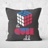The Cube Club Repeat Love Cube Cushion Square Cushion - 50x50cm - Soft Touch von Rubiks