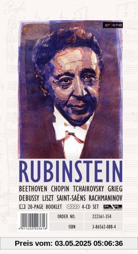 Arthur Rubinstein - Ein Porträt - 4 CD-Set in Buchformat Arthur Rubinstein - Ein Porträt - 4 CD-Set in Buchformat von Rubinstein