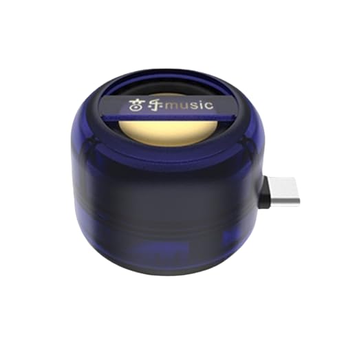 Tragbarer 5X-Lautsprecherverstärker Outdoor Speaker– Plug & Play für Musik/Anrufe, 100 W Plug & Play-Lautsprecherverstärker, Kompakter Klangverstärker für Telefon/Gitarre/TV (Blau) von Rubu22a