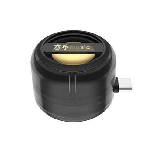 Tragbarer 5X-Lautsprecherverstärker Outdoor Speaker– Plug & Play für Musik/Anrufe, 100 W Plug & Play-Lautsprecherverstärker, Kompakter Klangverstärker für Telefon/Gitarre/TV (Schwarz) von Rubu22a