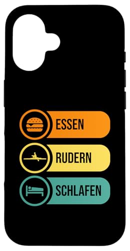 Ruderer Rudern Hülle für iPhone 16 Ruderer Rudern Hülle für iPhone 16 von Rudern Rudersport Ruderboot