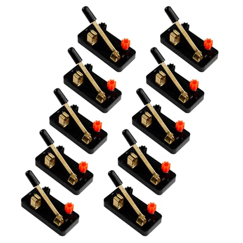 10pcs Single Wurf Switches Elektronische Experimentierschalter Für Physikunterricht Und Laborexperiment 10pcs Single Wurf Switches Elektronische Experimentierschalter Für Physikunterricht Und Laborexperiment von Rudiaoa