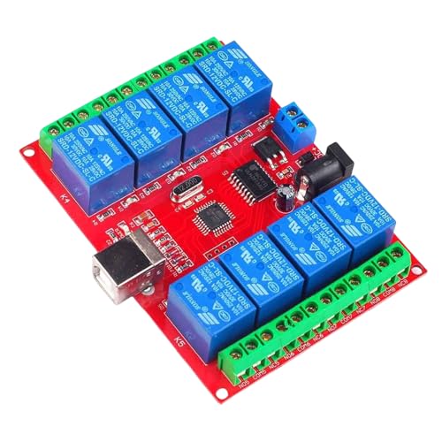 8 Kanal 12V Computer USB Control Switches Relays Relays Plug Play Für PC Controller Zubehör Geeignet 8 Kanal 12V Computer USB Control Switches Relays Relays Plug Play Für PC Controller Zubehör Geeignet von Rudiaoa