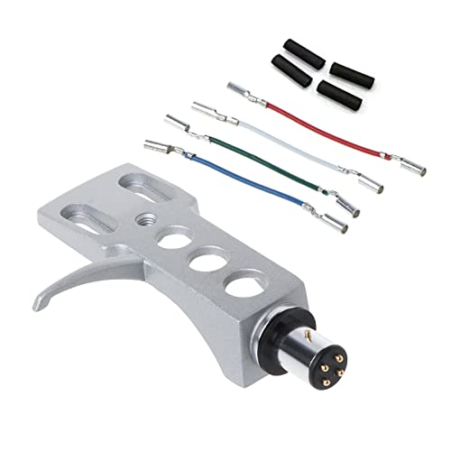 Für LP Disc Record Player Phono Plattenspieler Headshell 4-polige Aluminiumlegierung mit Bleidrähten für Direktantrieb Turnt Für LP Disc Record Player Phono Plattenspieler Headshell 4-polige Aluminiumlegierung mit Bleidrähten für Direktantrieb Turnt von Rudiaoa
