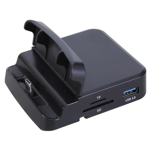 Multifunktionale Typ-C-HUB-Dockstation für Handy, Tablet, Dockingstation, USB-Anschluss, Kartenleser, Telefonständer von Rudiaoa
