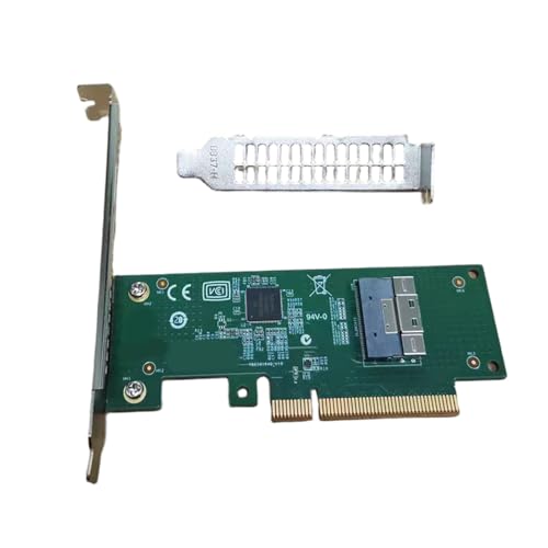 PCIE4.0 Bis SFF-8654 Expansion Card PCIe NVME Motherboards Erweiterungsadapter Für Desktop PC PCIE4.0 Bis SFF-8654 Expansion Card PCIe NVME Motherboards Erweiterungsadapter Für Desktop PC von Rudiaoa