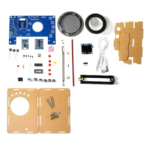 Radio-Set gepaart mit RDA5807 Funkmodul mit klarem Bildschirm und kompletten Komponenten, die zusammengebaut werden müssen von Rudiaoa