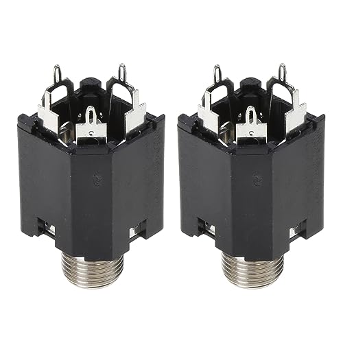 Rudiaoa 1 x 2 x 5 x 6,35 mm Mikrofonbuchse, 50 V, 0,5 A, 5-poliges vertikales Inline-Mikrofon-Zubehör Rudiaoa 1 x 2 x 5 x 6,35 mm Mikrofonbuchse, 50 V, 0,5 A, 5-poliges vertikales Inline-Mikrofon-Zubehör von Rudiaoa
