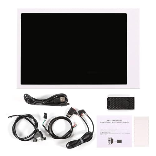 Rudiaoa 8,9 cm (3,5 Zoll) USB kleiner Bildschirm PC Computer Speicher Daten Monitore AIDA64 Computer Temperaturanzeige von Rudiaoa
