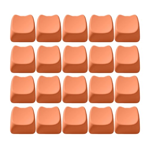Rudiaoa Cats Head MAO Height Keycaps PBTs Thermische Sublimations-Tastenkappe für verbesserte mechanische Tastaturen, Ästhetik von Rudiaoa