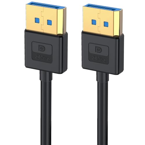 Rudiaoa DisplayPort 1.4 Kabelwinkellinie Silikonanzeigekabel Verbessert Die Haltbarkeit 8K60Hz 4K/144Hz Mehrfachgröße von Rudiaoa