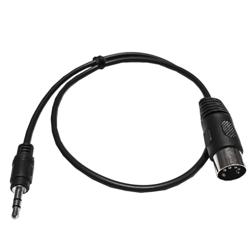 Rudiaoa Flexible PVC Abgeschirmtes 5 Pin DIN DIN Bis 3 5 Mm Schalladapterkabel Umwandlungsleine Mit Schnellem Getriebe von Rudiaoa