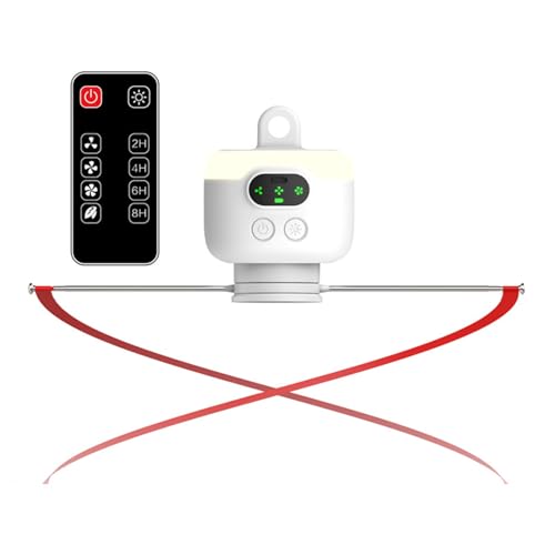 Rudiaoa Fliegen Insekten Abwehrmittel Hängender Ventilator 3-Gang Fernbedienung Hält Fliegen Insekten Von Lebensmitteln Und Fleisch Fern USB Hängeventilator von Rudiaoa