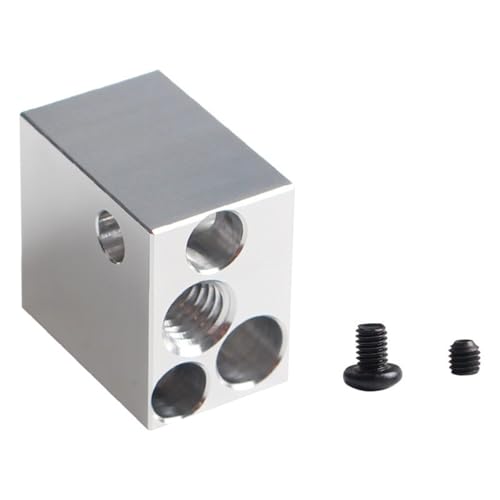 Rudiaoa Hochwertiger Metall Heizblock Für SV07 3D Druck Extruder Hält Hohen Temperaturen Stand. Extruder Heizblock von Rudiaoa