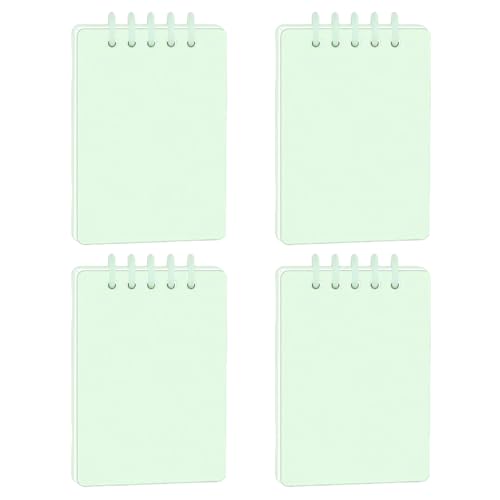 Rudiaoa Kleines Notizbuch mit Doppelspulenbindung, 7,1 x 10,2 cm, 160 Seiten, liniert, kleiner Schreibblock, Notizbuch zum Schreiben, 4 Stück Rudiaoa Kleines Notizbuch mit Doppelspulenbindung, 7,1 x 10,2 cm, 160 Seiten, liniert, kleiner Schreibblock, Notizbuch zum Schreiben, 4 Stück von Rudiaoa