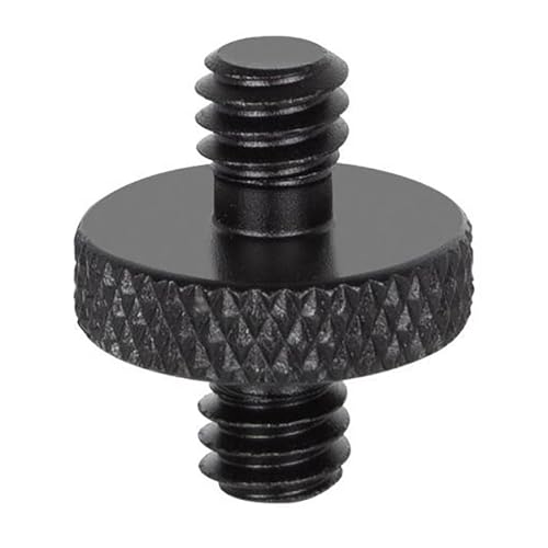 Rudiaoa Metallschraubenadapter 1/4 "männlich Bis 1/4-Zoll Oder 3/8-Zoll Umrechnungsschraube Für Männliche Doppelköpfe Für Kamera Stativen Und Halterungen von Rudiaoa