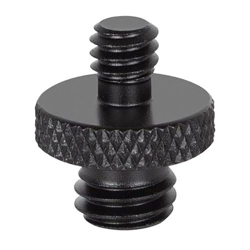Rudiaoa Metallschraubenadapter 1/4 "männlich Bis 1/4-Zoll Oder 3/8-Zoll Umrechnungsschraube Für Männliche Doppelköpfe Für Kamera Stativen Und Halterungen von Rudiaoa
