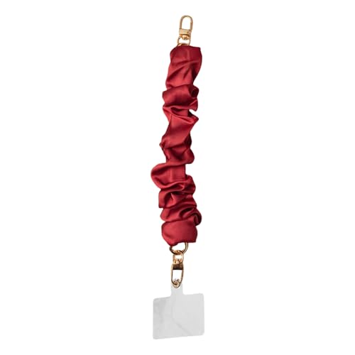 Rudiaoa Mode Kurze Handgelenksgurt Mobile Lanyard Polyester/Legierung Handfree Verwenden Sie Große Kettendesigns Für Bequemlichkeit Und Sicherheit von Rudiaoa