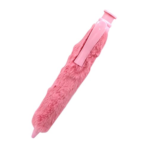 Rudiaoa Plüsch-Kugelschreiber, 1,0 mm, einziehbarer Kugelschreiber, Ölstift, Schreibwarenstift, glattes Schreiben, für Büro, Schule Rudiaoa Plüsch-Kugelschreiber, 1,0 mm, einziehbarer Kugelschreiber, Ölstift, Schreibwarenstift, glattes Schreiben, für Büro, Schule von Rudiaoa
