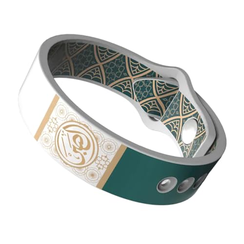 Rudiaoa Wasserdichtes Silikon Armband Bietet Spirituellen Komfort Mit Bibel Und Koranversen Für Nahtlosen Zugang Zu Heiligen Texten von Rudiaoa