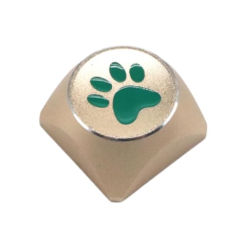 Rudiaoa XDA CatPaws Tastenkappen aus Aluminiumlegierung, Ersatz für mechanische Tastaturen von Rudiaoa
