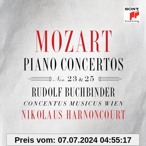 Wolfgang Amadeus Mozart: Klavierkonzerte Nr. 23 & 25 von Rudolf Buchbinder