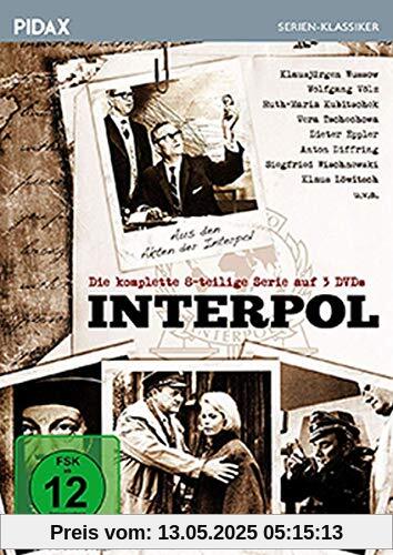 Interpol / Die komplette Serie mit 8 spannenden Kriminalfällen aus den Akten der Interpol mit absoluter Starbesetzung (Pidax Serien-Klassiker) [3 DVDs] von Rudolf Nussgruber