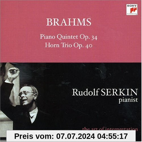 Piano Quintet,Horn Trio von Rudolf Serkin
