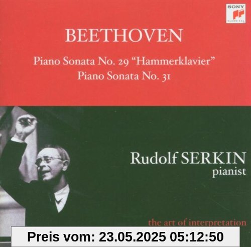 Piano Sonatas 29+31 Piano Sonatas 29+31 von Rudolf Serkin