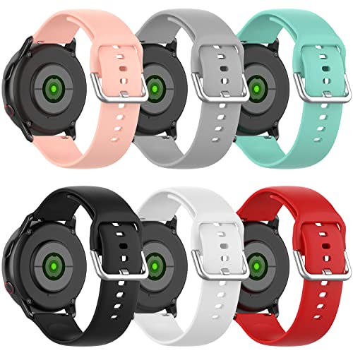 Ersatzarmband Kompatibel für IOWODO R30 Pro/R8/R5/R3 Pro/R3/R2/X2/X1 Armband, Silikonarmband für Blackview R30/R30 Pro/R3/R3 Pro/R3 Max/R8 Ersatzarmband (Größe L, 6er Pack B) von RuenTech