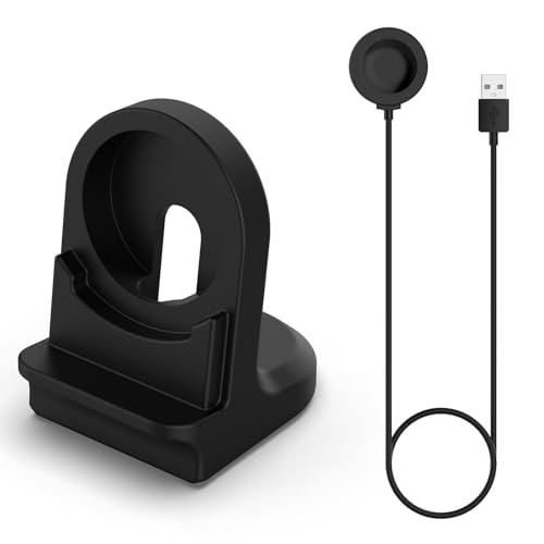 Ladestation Kompatibel für Huawei Watch GT5/GT5 Pro/GT4 41mm/GT4 46mm/GT3/GT3 Pro/GT2 Pro Ladegerät, 3.3ft Ersatzkabel für Huawei Watch 4/4 Pro/3/3 Pro/GT Runner/Ultimate/Buds Ladestation (Schwarz) Ladestation Kompatibel für Huawei Watch GT5/GT5 Pro/GT4 41mm/GT4 46mm/GT3/GT3 Pro/GT2 Pro Ladegerät, 3.3ft Ersatzkabel für Huawei Watch 4/4 Pro/3/3 Pro/GT Runner/Ultimate/Buds Ladestation (Schwarz) von RuenTech