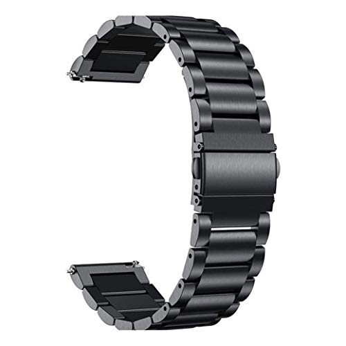 RuenTech Band Kompatibel mit Garmin Vivoactive 4s Armband Ersatzarmband für Vivoactive 4s GPS Smartwatch Armbänder Zubehör (Schwarz) von RuenTech