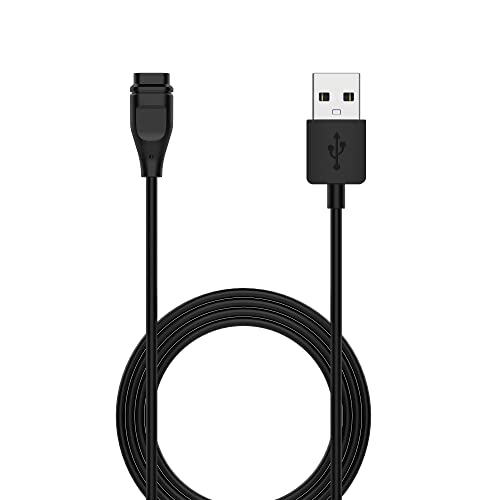 RuenTech Ladegerät Kompatibel für Coros Pace 2/Pace 3/Vertix/Vertix 2/Vertix 2S,USB Ladekabel für Coros Apex 42mm/Apex 46mm/Apex Pro/Apex 2/Apex 2 Pro Ersatzladegerät Kabel (Schwarz) von RuenTech