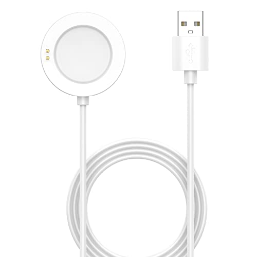 RuenTech Ladekabel kompatibel für Xiaomi Watch S4/S3/S2 Ladegerät Kabel, 100cm/3.3Ft USB Portable Cord Ersatzkabel für Xiaomi Watch 2/2 Pro Ladekabel (Weiß) von RuenTech