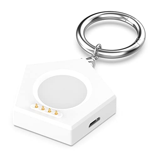 RuenTech Uhr Ladegerät Micro USB/Typ C Adapter Ladekabel Konverter für Oppo Watch X/X2/4 Pro/3/3 Pro/2/SE Smartwatch Ladegerät Kabel Konverter Stecker für Oneplus Watch 2R/2/3 (Weiß) von RuenTech